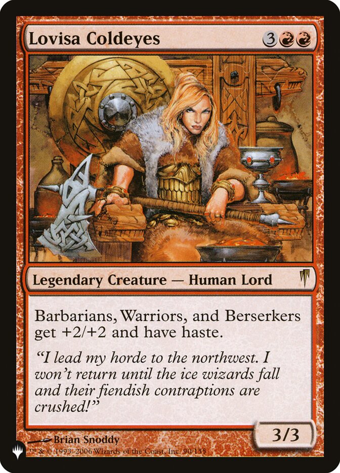 Lovisa Coldeyes [The List] Magic: The Gathering