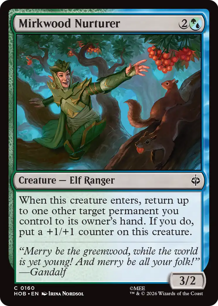 Mirkwood Nurturer [The Hobbit] Magic: The Gathering