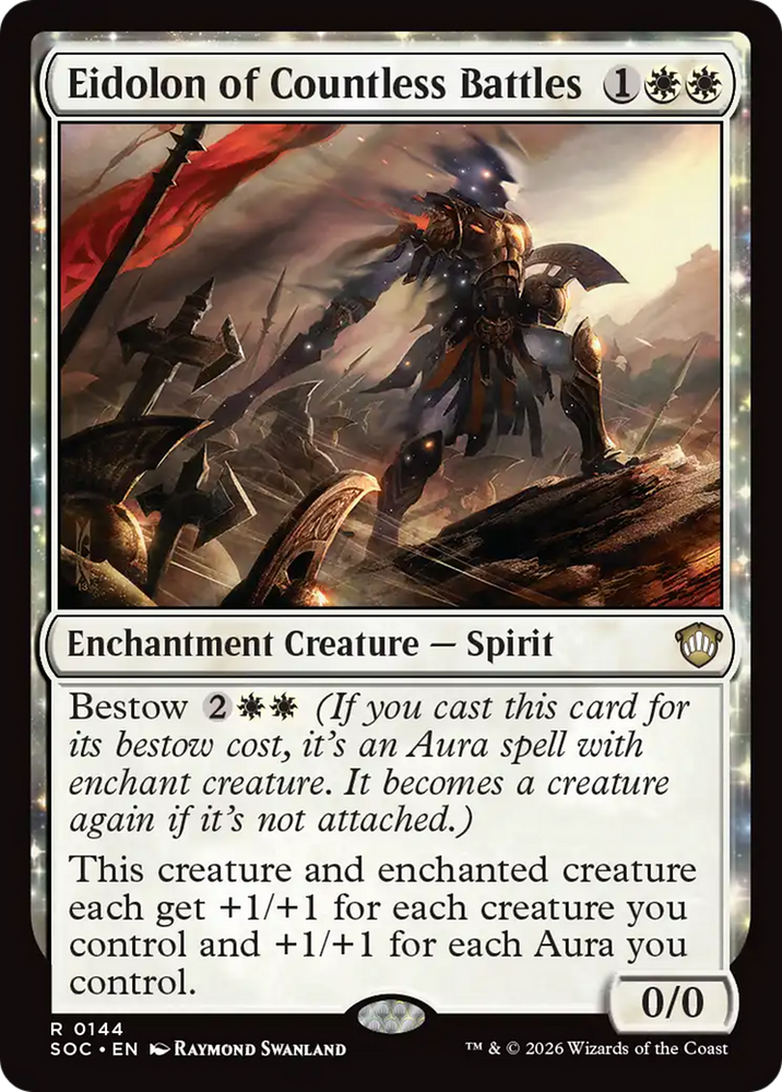 Eidolon of Countless Battles [Secrets of Strixhaven Commander] Magic: The Gathering