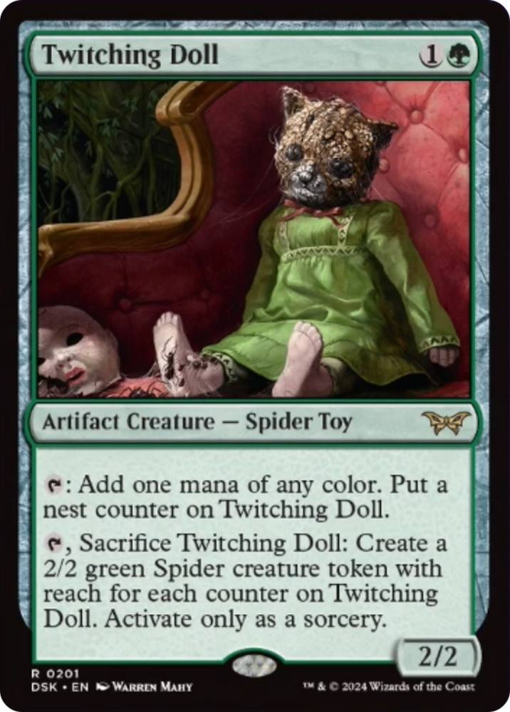 Twitching Doll [Duskmourn: House of Horror] Magic: The Gathering
