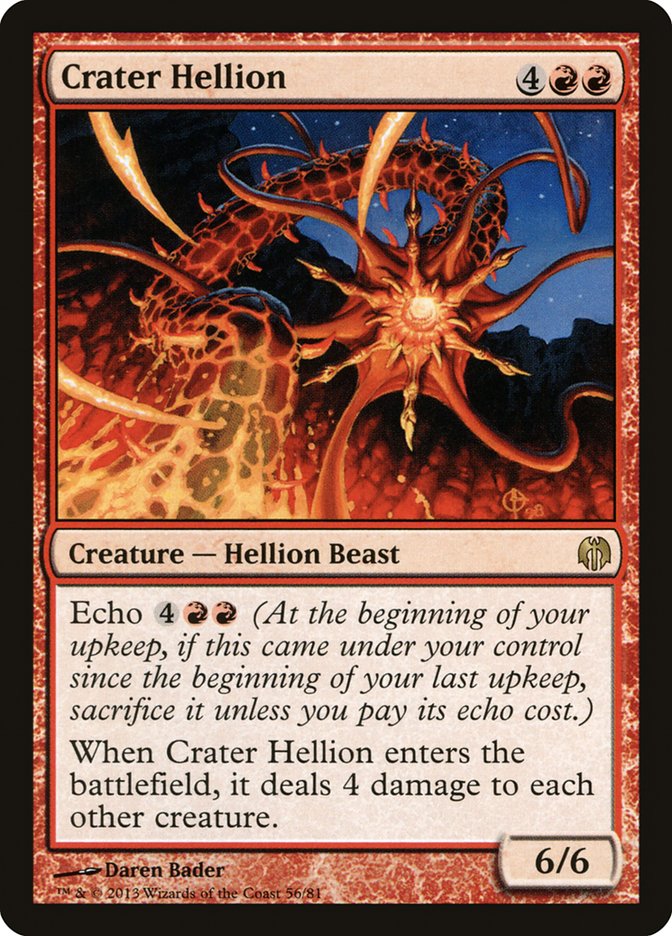 Crater Hellion [Duel Decks: Heroes vs. Monsters] Magic: The Gathering