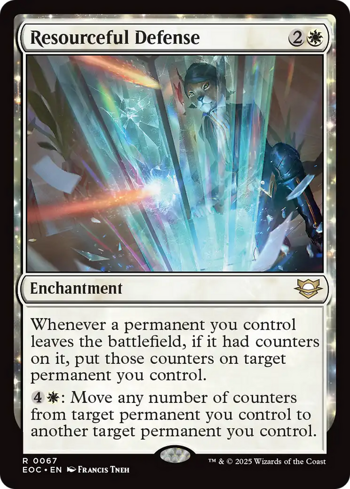 Resourceful Defense [Edge of Eternities Commander] Magic: The Gathering