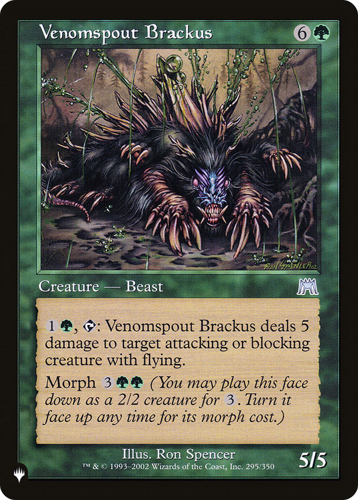 Venomspout Brackus [The List] Magic: The Gathering