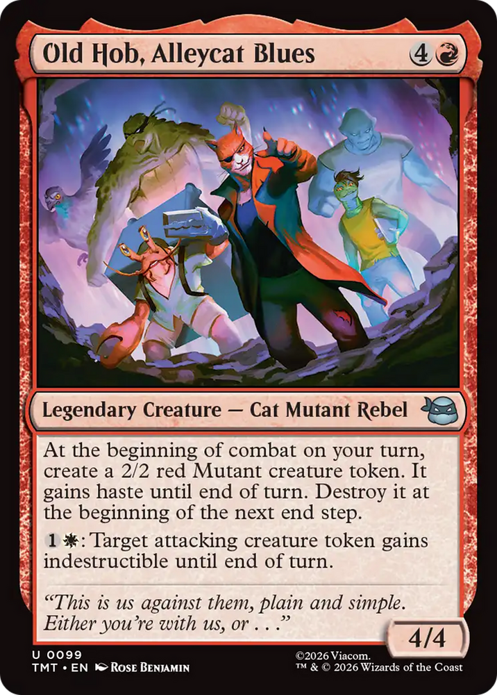 Old Hob, Alleycat Blues [Teenage Mutant Ninja Turtles] Magic: The Gathering