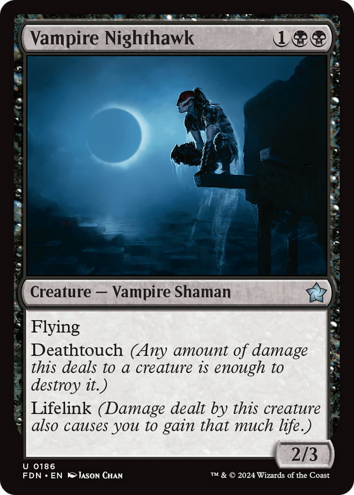 Vampire Nighthawk [Foundations] Magic: The Gathering