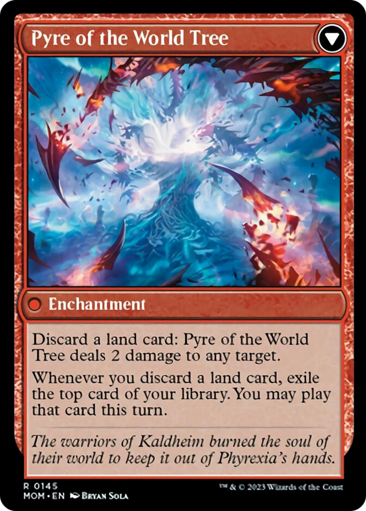Invasion of Kaldheim // Pyre of the World Tree [March of the Machine] Magic: The Gathering