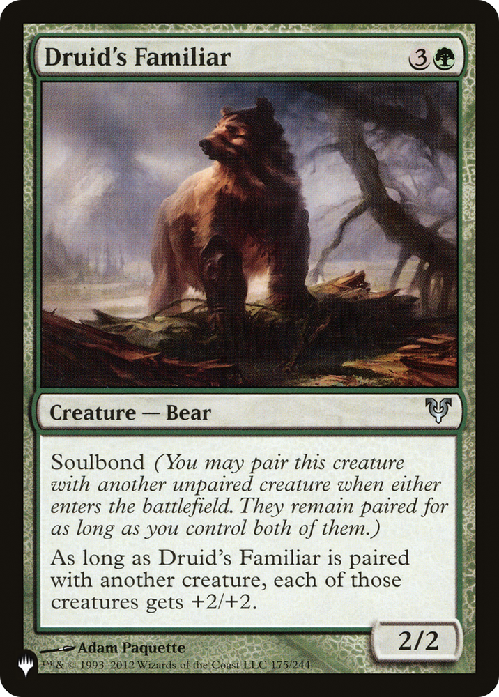 Druid's Familiar [The List] Magic: The Gathering
