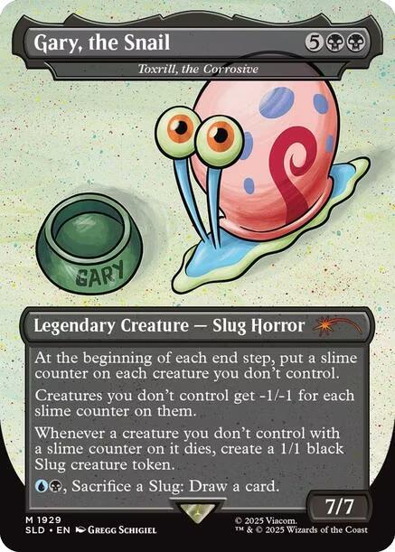 Gary, the Snail - Toxrill, the Corrosive [Secret Lair Drop Series] Magic: The Gathering