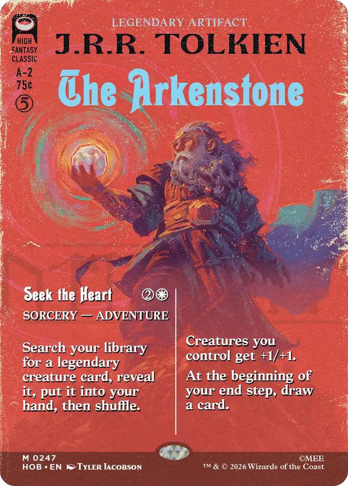 The Arkenstone (Borderless) [The Hobbit] Magic: The Gathering
