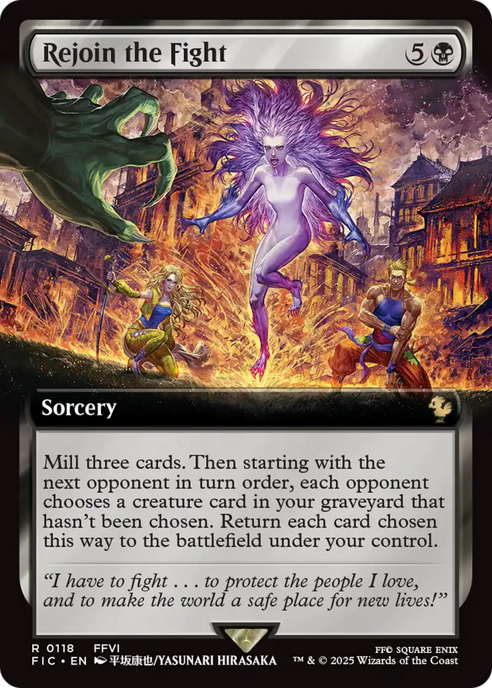 Rejoin the Fight (Extended Art) [FINAL FANTASY Commander] Magic: The Gathering