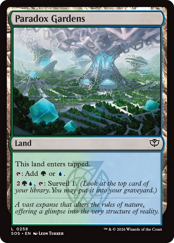 Paradox Gardens [Secrets of Strixhaven] Magic: The Gathering