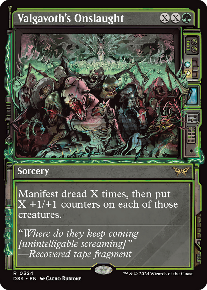 Valgavoth's Onslaught (Showcase) [Duskmourn: House of Horror] Magic: The Gathering