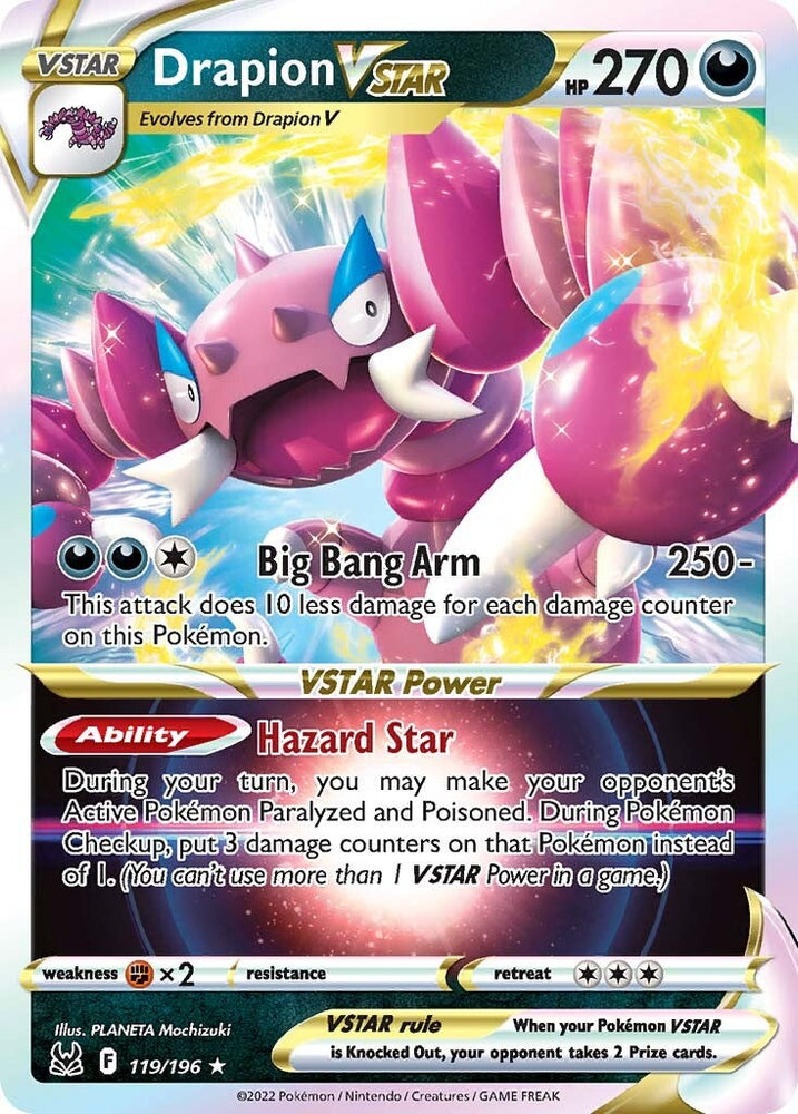 Drapion VSTAR (119/196) [Sword & Shield: Lost Origin] Pokémon