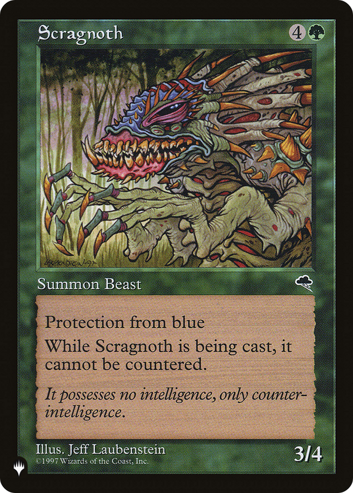 Scragnoth [The List] Magic: The Gathering