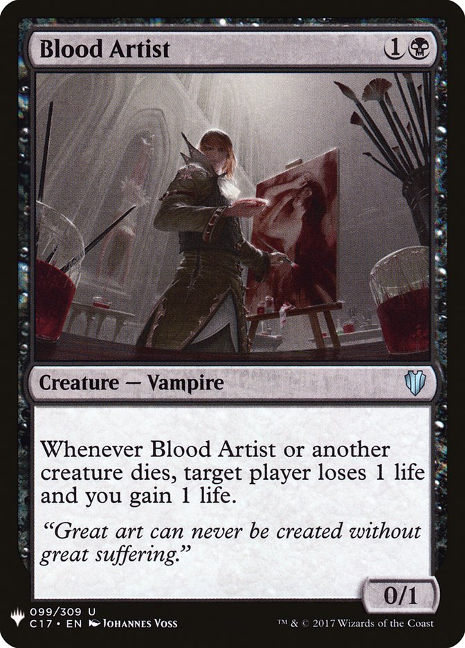 Blood Artist [Mystery Booster] Magic: The Gathering