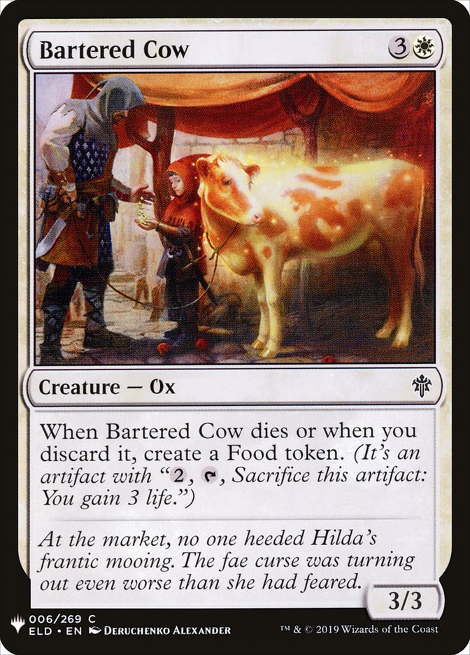 Bartered Cow [Mystery Booster] Magic: The Gathering