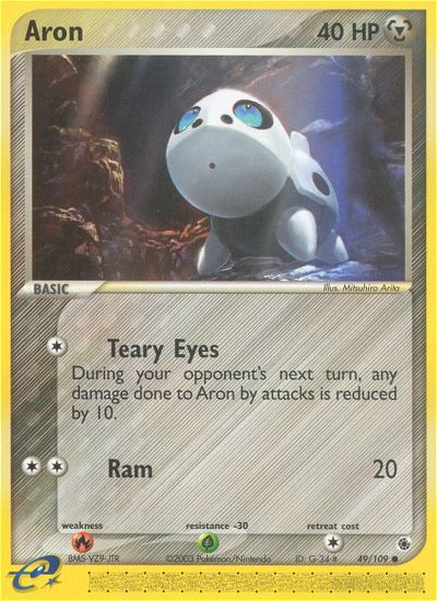 Aron (49/109) [EX: Ruby & Sapphire] Pokémon