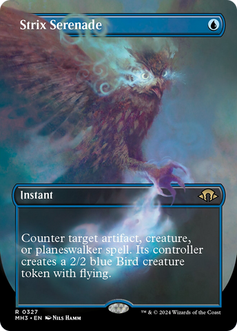 Strix Serenade (Borderless) [Modern Horizons 3] Magic: The Gathering