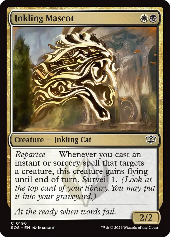 Inkling Mascot [Secrets of Strixhaven] Magic: The Gathering