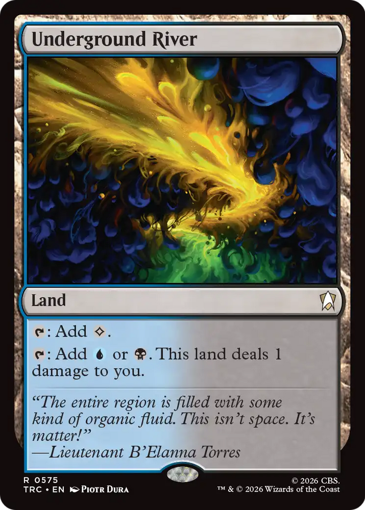 Underground River [Star Trek Commander] Magic: The Gathering