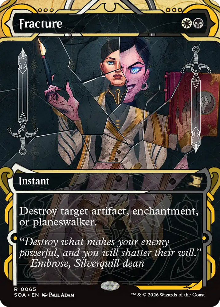 Fracture [Secrets of Strixhaven: Mystical Archive] Magic: The Gathering