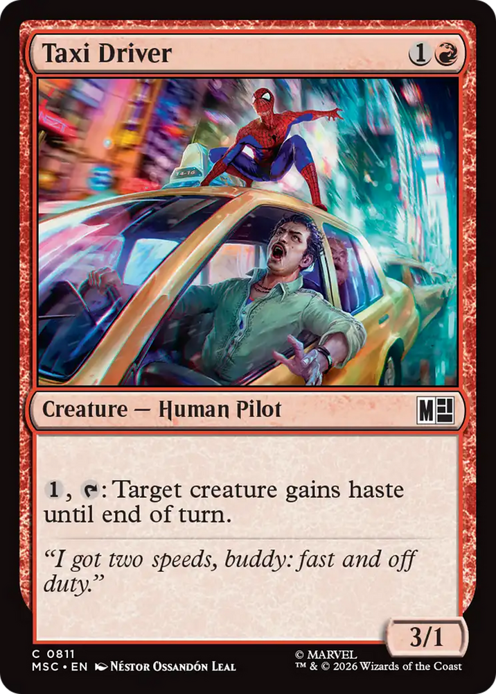 Taxi Driver [Marvel Super Heroes Commander] Magic: The Gathering