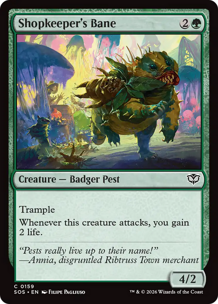 Shopkeeper's Bane [Secrets of Strixhaven] Magic: The Gathering