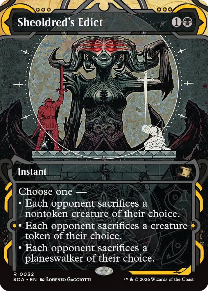 Sheoldred's Edict [Secrets of Strixhaven: Mystical Archive] Magic: The Gathering