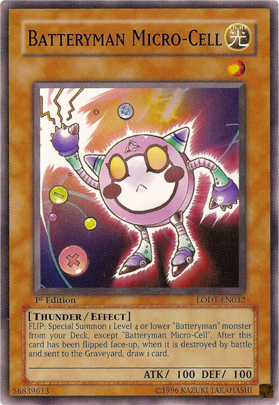 Batteryman Micro-Cell [LODT-EN032] Common Yu-Gi-Oh!