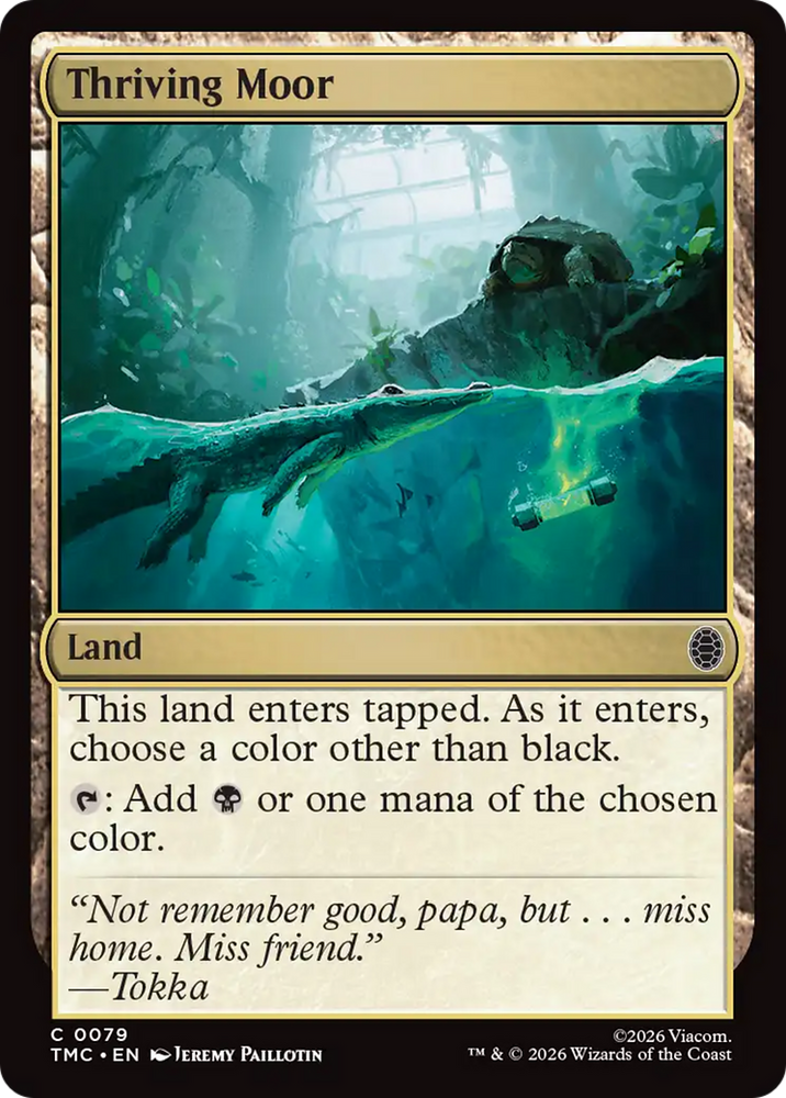 Thriving Moor [Teenage Mutant Ninja Turtles Commander] Magic: The Gathering