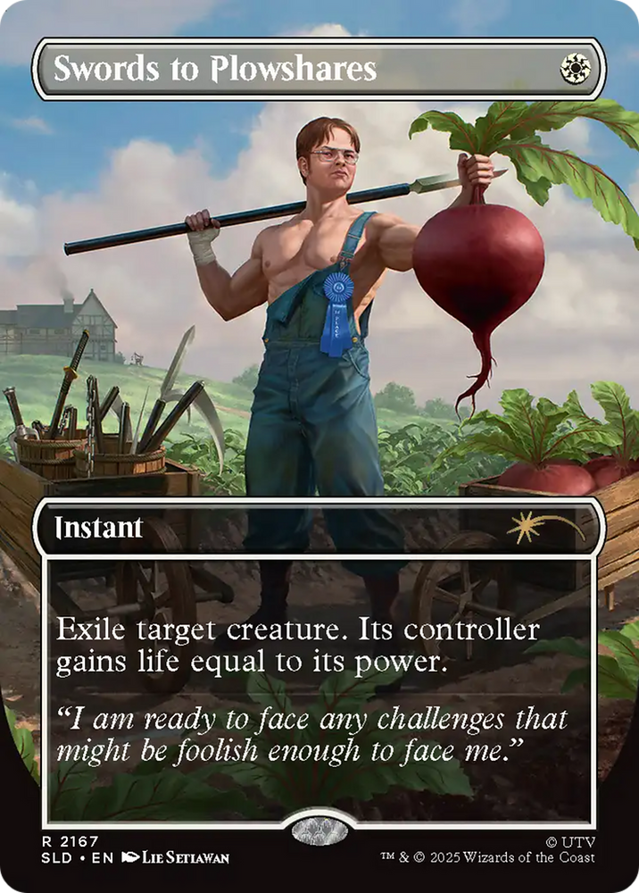 Swords to Plowshares (2167) [Secret Lair Drop Series] Magic: The Gathering