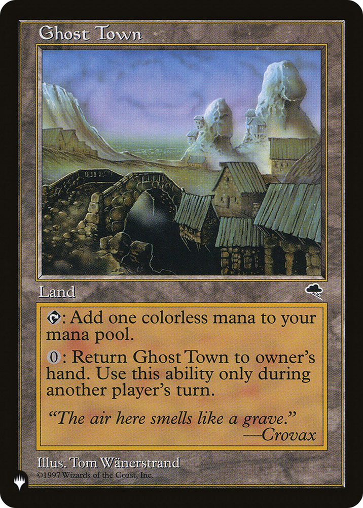 Ghost Town [The List] Magic: The Gathering