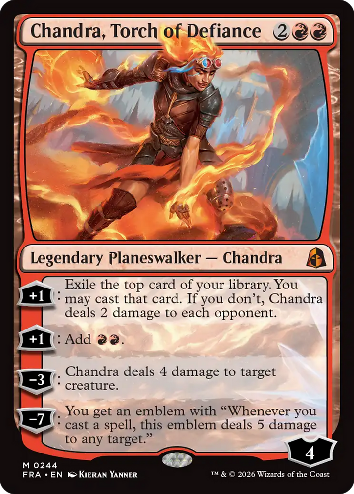 Chandra, Torch of Defiance [Reality Fracture] Magic: The Gathering