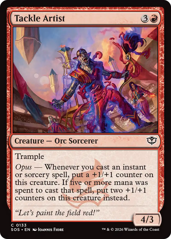 Tackle Artist [Secrets of Strixhaven] Magic: The Gathering
