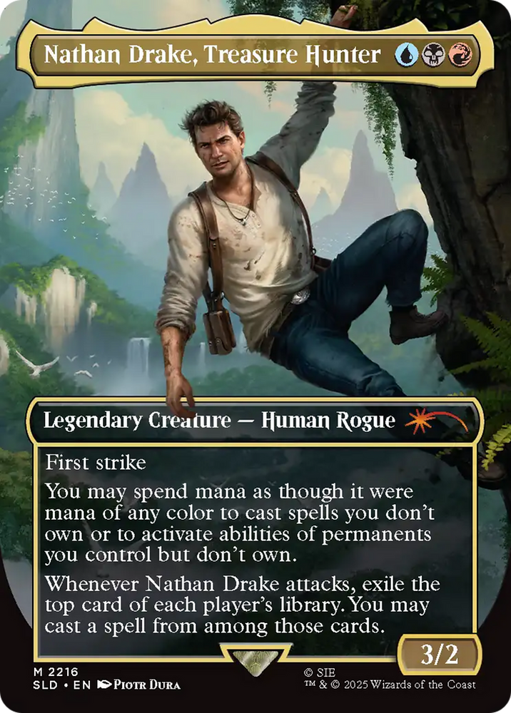 Nathan Drake, Treasure Hunter [Secret Lair Drop Series] Magic: The Gathering