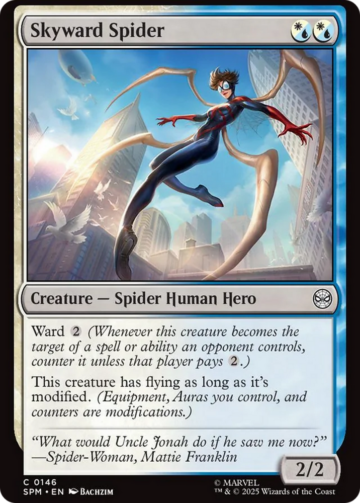 Skyward Spider [Marvel's Spider-Man] Magic: The Gathering