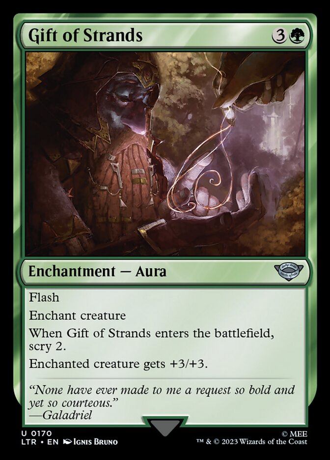 Gift of Strands [The Lord of the Rings: Tales of Middle-Earth] Magic: The Gathering