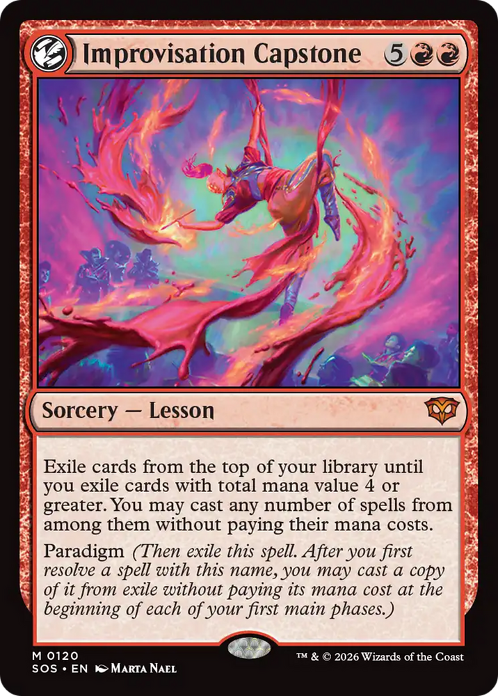 Improvisation Capstone [Secrets of Strixhaven] Magic: The Gathering