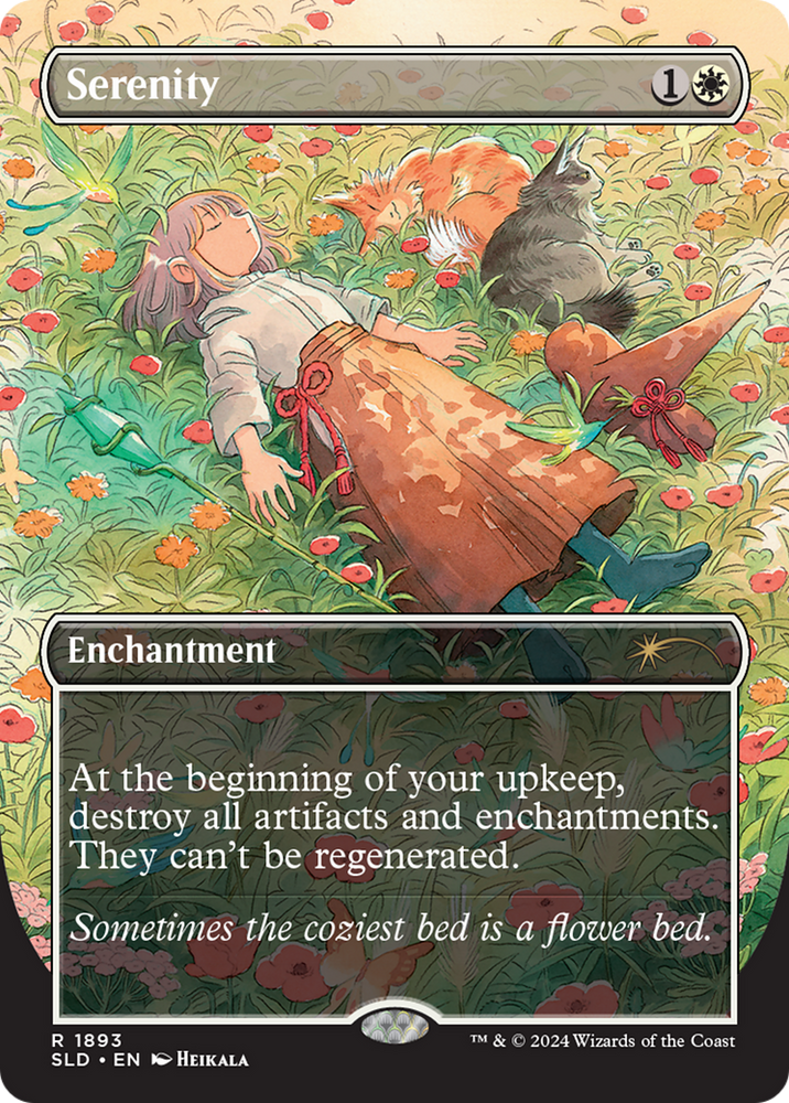 Serenity (Rainbow Foil) [Secret Lair Drop Series] Magic: The Gathering