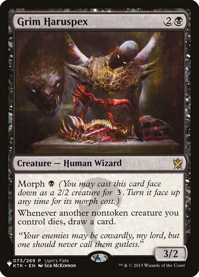 Grim Haruspex [The List] Magic: The Gathering