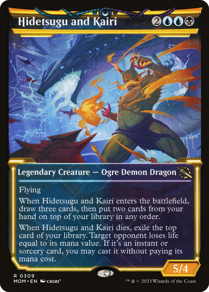 Hidetsugu and Kairi (Showcase Planar Booster Fun) [March of the Machine] Magic: The Gathering