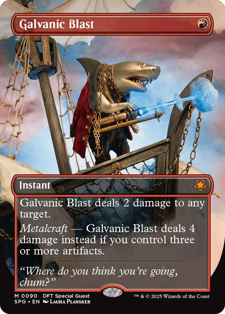 Galvanic Blast (Borderless) [Aetherdrift Special Guests] Magic: The Gathering