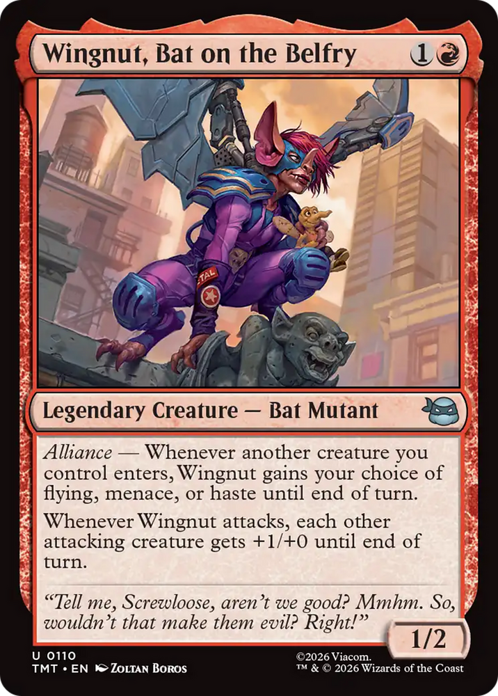 Wingnut, Bat on the Belfry [Teenage Mutant Ninja Turtles] Magic: The Gathering