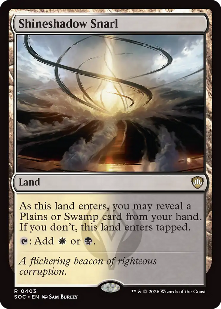 Shineshadow Snarl [Secrets of Strixhaven Commander] Magic: The Gathering