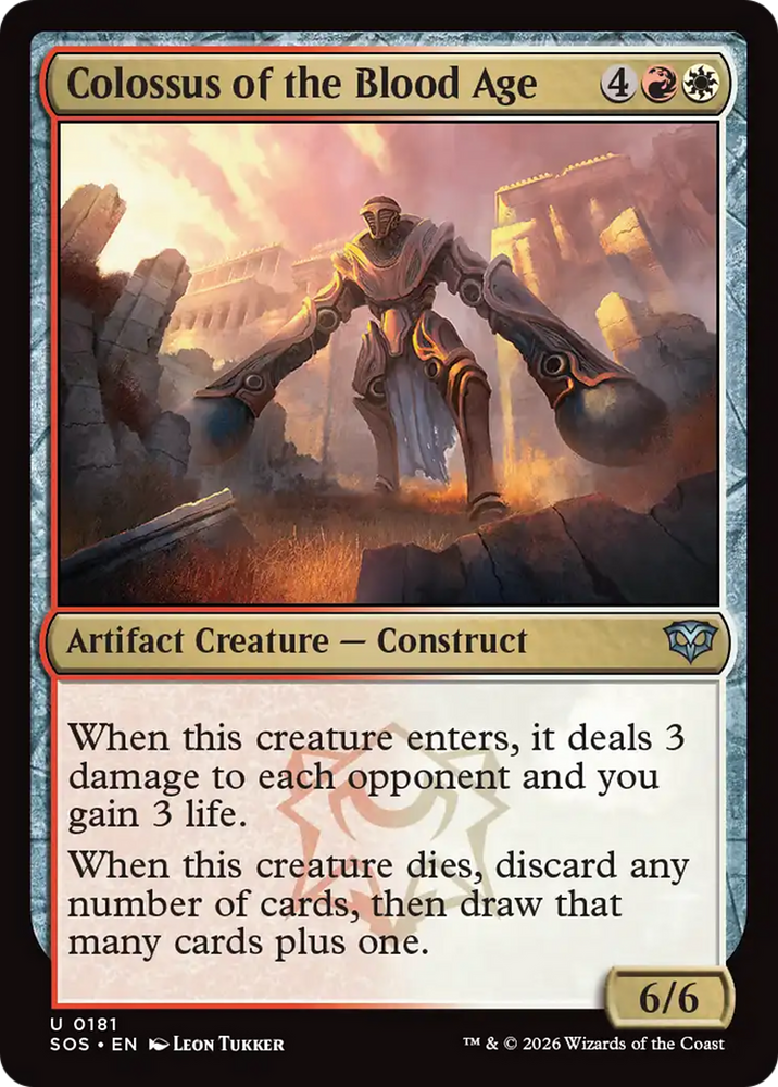 Colossus of the Blood Age [Secrets of Strixhaven] Magic: The Gathering