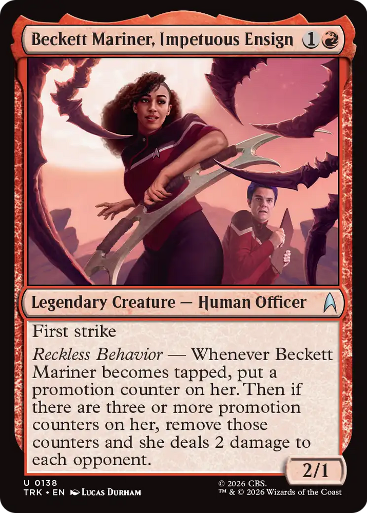 Beckett Mariner, Impetuous Ensign [Star Trek] Magic: The Gathering