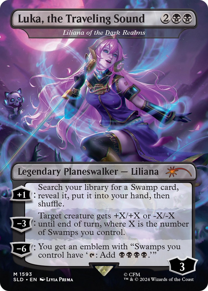 Luka, the Traveling Sound - Liliana of the Dark Realms [Secret Lair Drop Series] Magic: The Gathering