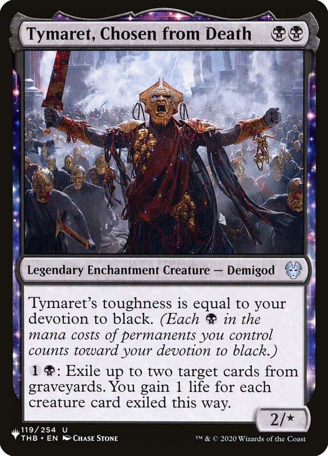 Tymaret, Chosen from Death [The List] Magic: The Gathering