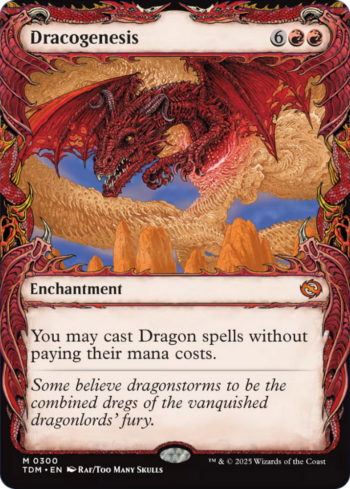 Dracogenesis (0300) (Showcase) [Tarkir: Dragonstorm] Magic: The Gathering