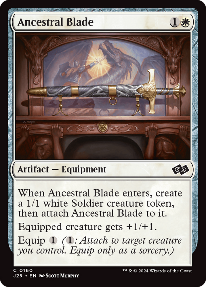 Ancestral Blade [Foundations Jumpstart] Magic: The Gathering